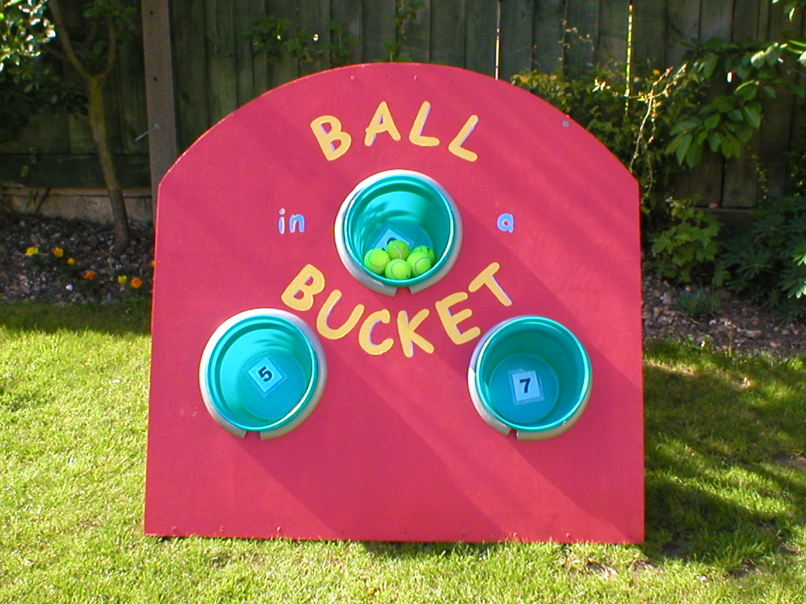 Ball in a Bucket (folding) Fete and Party Games Hire