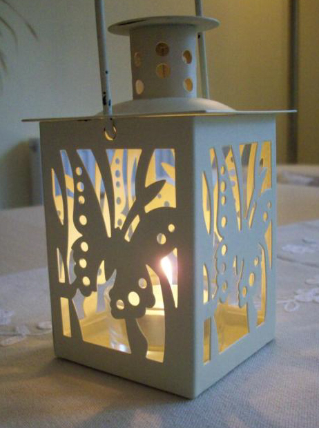 Butterfly table lanterns wedding party hire southampton