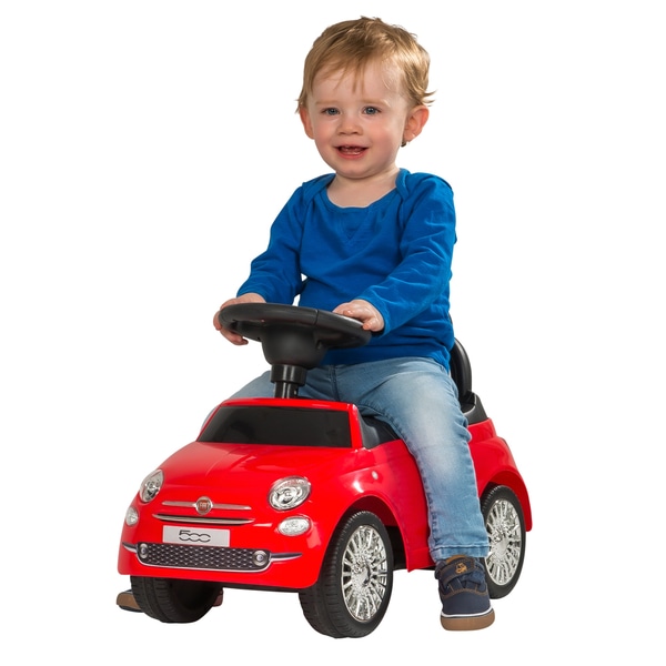 Fiat 500 ride on racer car for toddlers preschool children