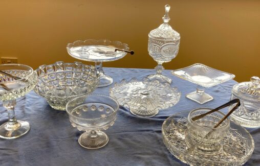 Vintage Glass Ware Available for Hire in Southampton - Sweet Buffet